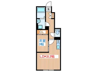 RS川内【1階】の間取り