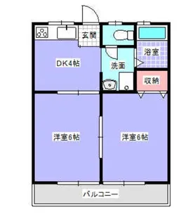 マルキハイツ【1階】の間取り