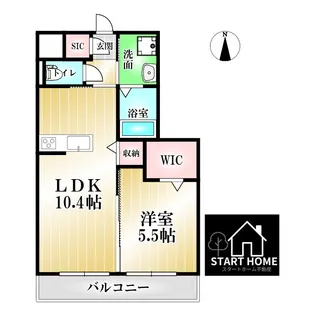 リルシア【1階】の間取り