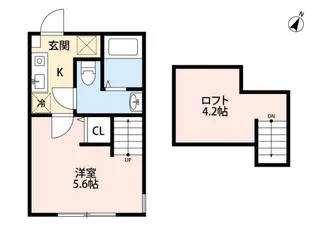 THE HOUSE 八王子東中野【1階】の間取り