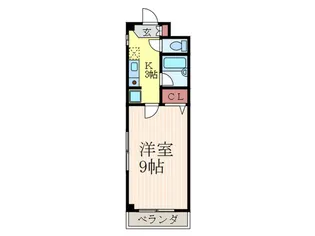 ヴィラエスポワ【1階】の間取り