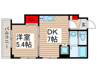 EPガーデン高石神III【1階】の間取り