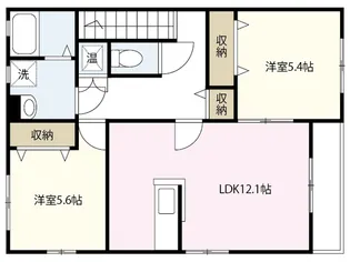 メープルコート【2階】の間取り