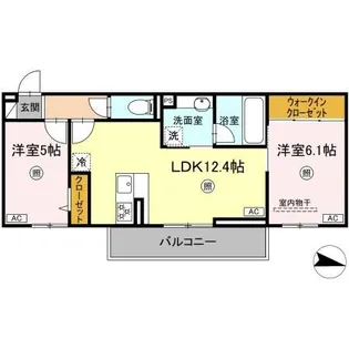 クオリティパレス真砂【3階】の間取り