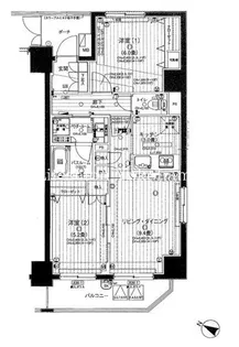 日神パレステージ阪東橋II【3階】の間取り