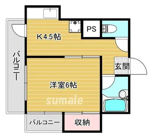 M・Tフラッツ【3階】の間取り