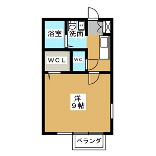 ル クラージュII【2階】の間取り