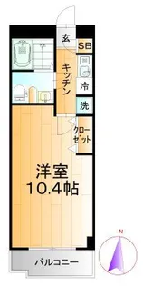アネシス館【3階】の間取り