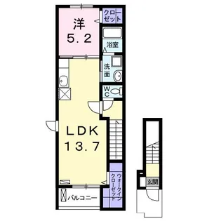 bonito(ボニート)【2階】の間取り