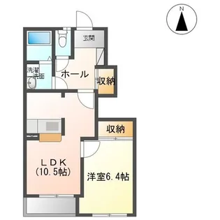 サンライズ・ガーデン【1階】の間取り