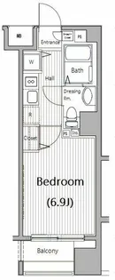 ガラ・ステーション東日本橋【8階】の間取り