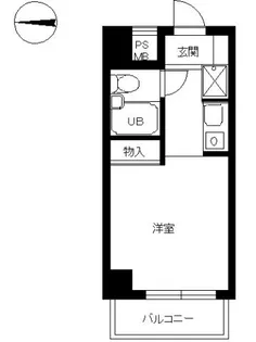 スカイコート芝公園【3階】の間取り