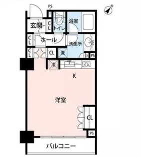 デュオフラッツ赤坂【4階】の間取り
