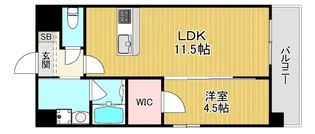 フェリーチェ城北公園【4階】の間取り