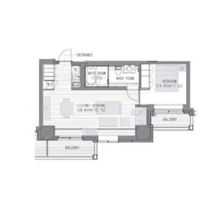 六本木ヒルズレジデンスタワーD【11階】の間取り