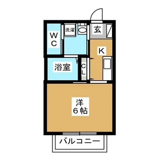 ALIVIE EAST 新松戸【1階】の間取り