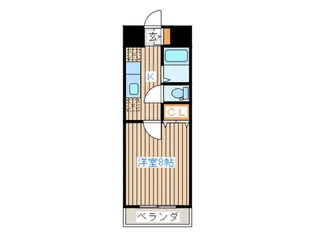 グランデュ-ル中野【2階】の間取り