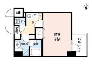 アビタ住吉【9階】の間取り