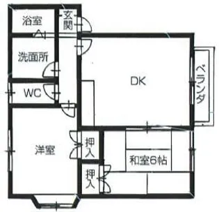 フローレンスM【2階】の間取り
