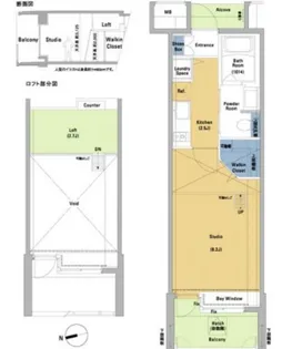 アイステージ十日市【5階】の間取り