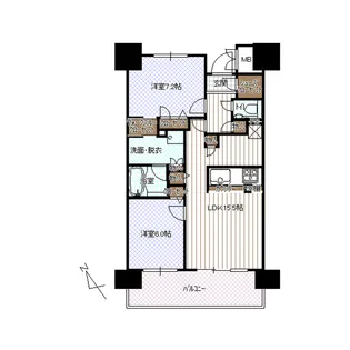 プレミスト金沢駅西口II【9階】の間取り