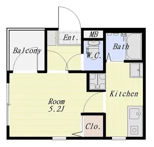 PORTA VERDE【2階】の間取り