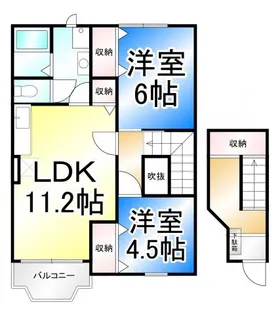 フォレスタ【2階】の間取り