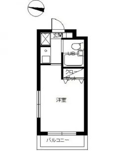 スカイコート高田馬場【1階】の間取り
