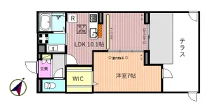 リベリオス相模大野壱番館【2階】の間取り