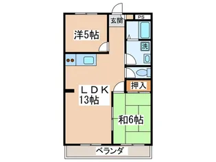 ファミ-ルみかど【2階】の間取り