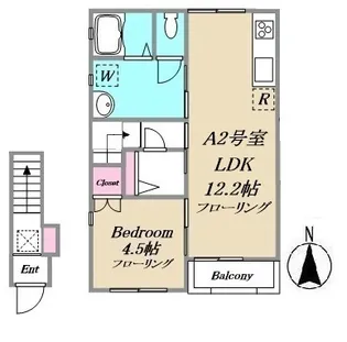 グランシャンT・S【2階】の間取り