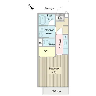 エーデルウィスタリア【2階】の間取り