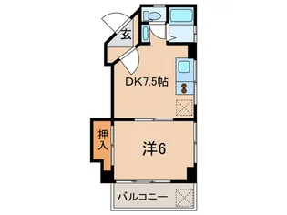 シャンボール南高円寺【9階】の間取り
