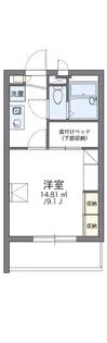 レオパレス川向【2階】の間取り