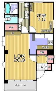 プレジール【1階】の間取り