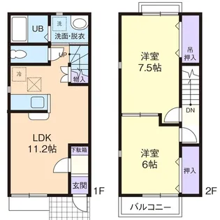 アンパサージュの間取り