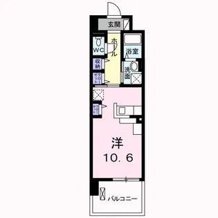 カシリ・エスポワール【1階】の間取り