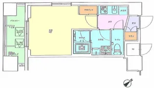 代々木パークハイツ【4階】の間取り