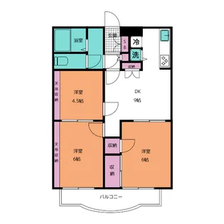 センチュリー川口【3階】の間取り