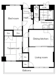 タワーヒル稲城【3階】の間取り