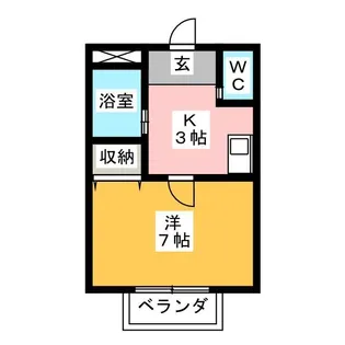 シャトーMT【2階】の間取り