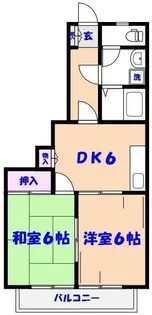 ピアウエストハウス【1階】の間取り