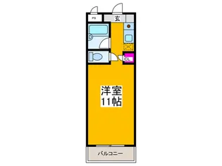 ヴィラ R.Y.【2階】の間取り
