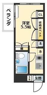 ラ・パルフェ・ド・ジュワンドル【2階】の間取り