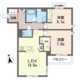 プライムレジデンス【2階】の間取り