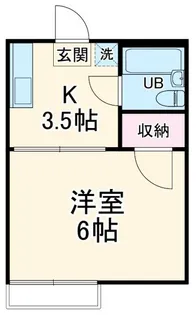 コーポみさき【2階】の間取り