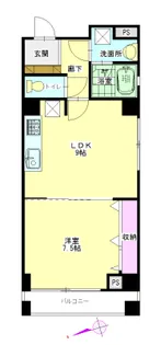アヴァンセンター北【3階】の間取り