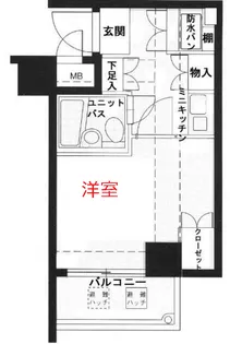 メインステージ大森海岸【8階】の間取り