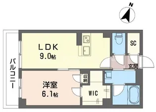 フェリーチェIII【2階】の間取り