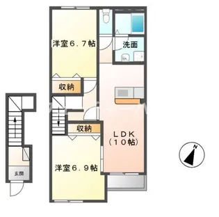 アヴァンティ【2階】の間取り